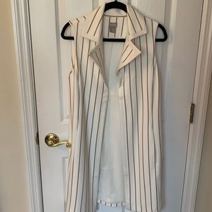 NWT CHICO’S Open Front sleeveless Long vest